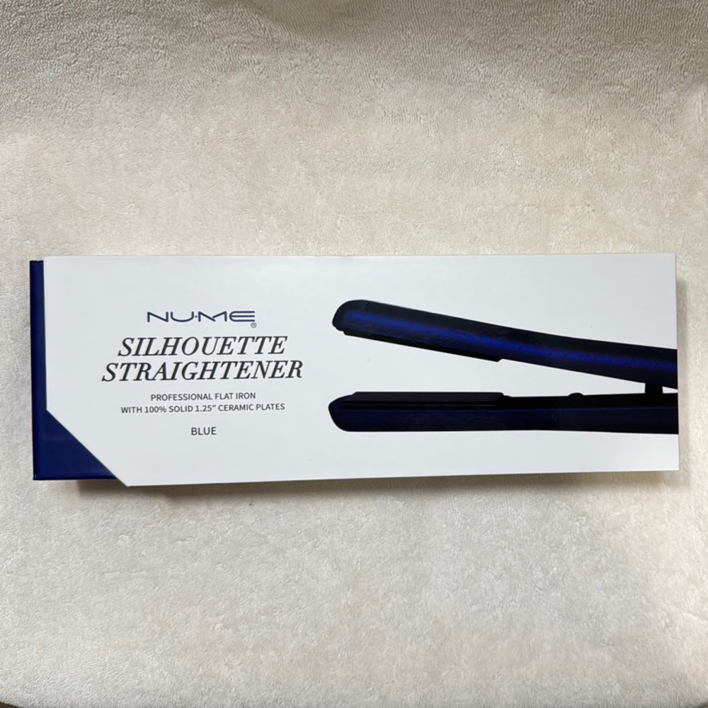 UNOPENED NUME Professional Silhouette Hair Straightener - 1.25” Ceramic Plates